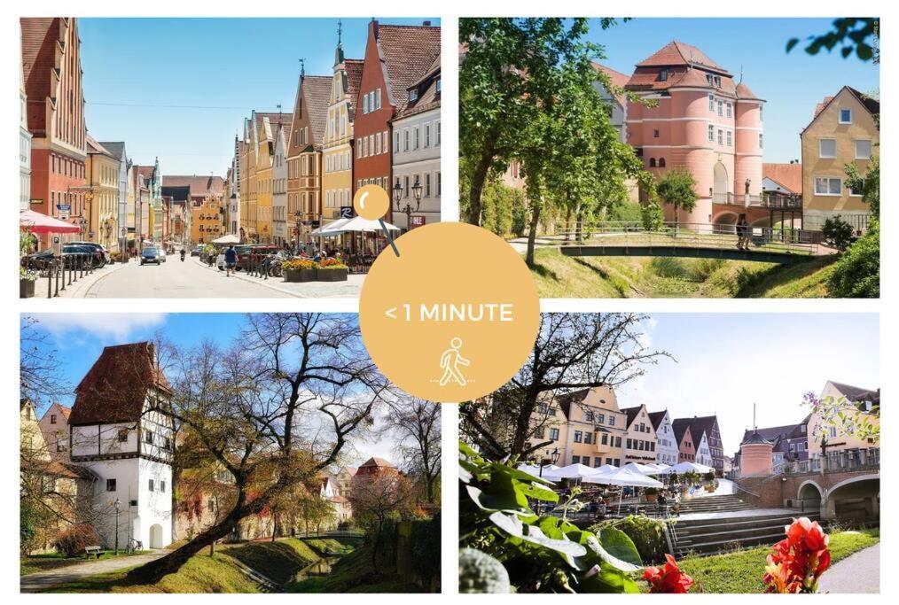 Stylisches Apartment Mit Terrasse In Der Altstadt Von Donauwörth מראה חיצוני תמונה